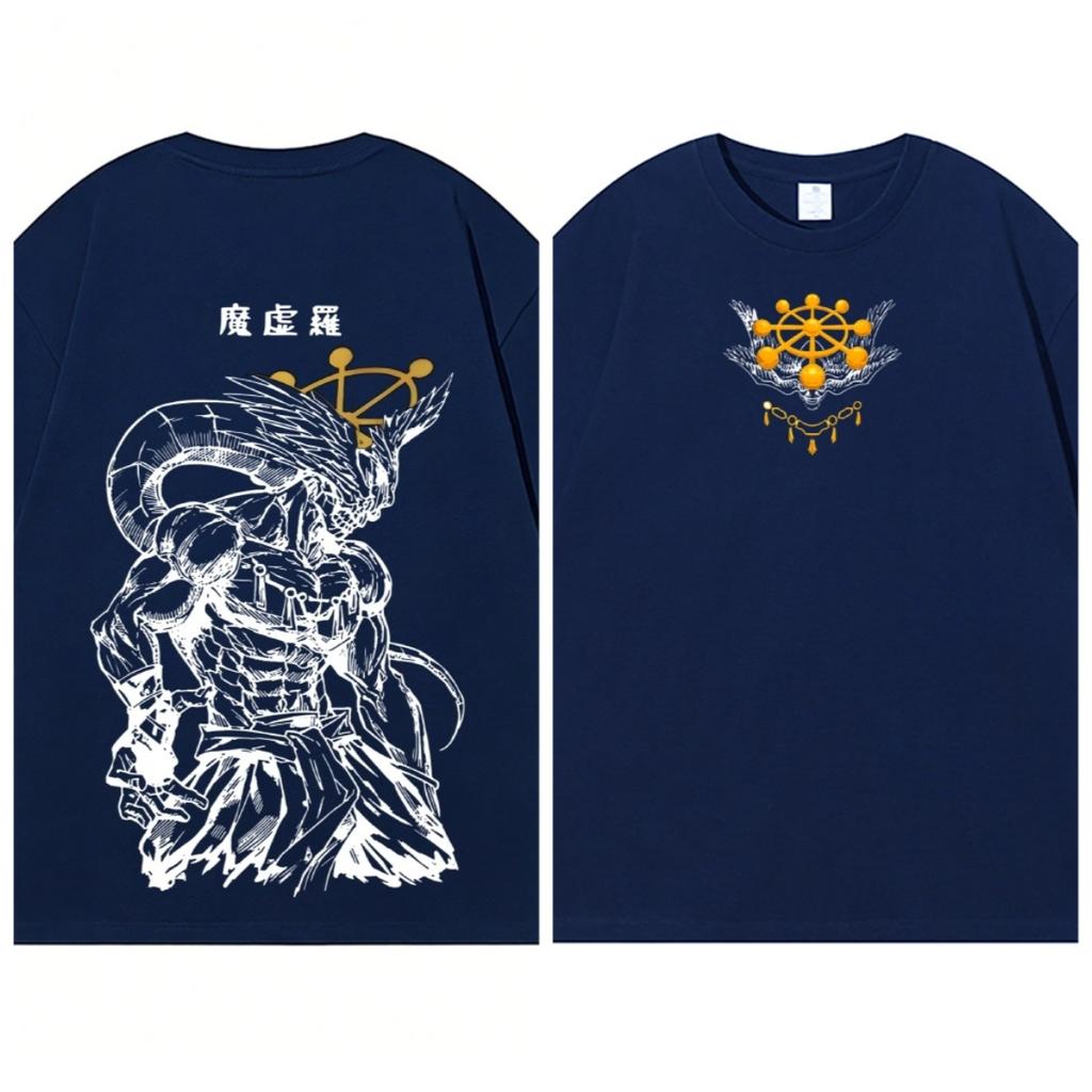 Makora Jujutsu Kaisen Back Art Cotton Tee High-quality Streetwear T-shirts Suitable for Both Men Women Summer T Shirts