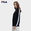 FILA Women's Casual Half-Placket Knitted Sweater