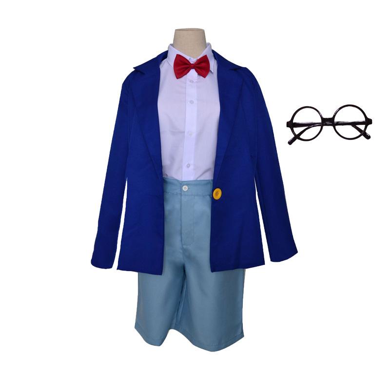 

Комплект костюмов для косплея Xingmanyuan Detective Conan Kid & Adult в наличии Children s 150
