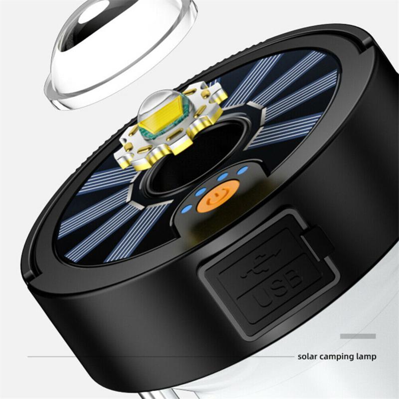 Outdoor Solar Camping Light Type-c Emergency Tent Lantern Multifunctional Rechargeable Portable