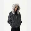 New Year'S Popular Hooded Big Sweater Cotton-Padded Clothes Men'S Cotton-Padded Clothes Trendy Brand Tie-Dye High-End Thickened Warm Jacket Trendy