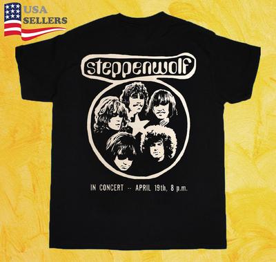 Steppenwolf Band På Konsert Plakat Unisex T-skjorte Alle Størrelser S-5XL CS0158