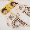 Children's Cartoon Cotton Sweater & Pants Set: Autumn/Winter Pajamas or Homewear