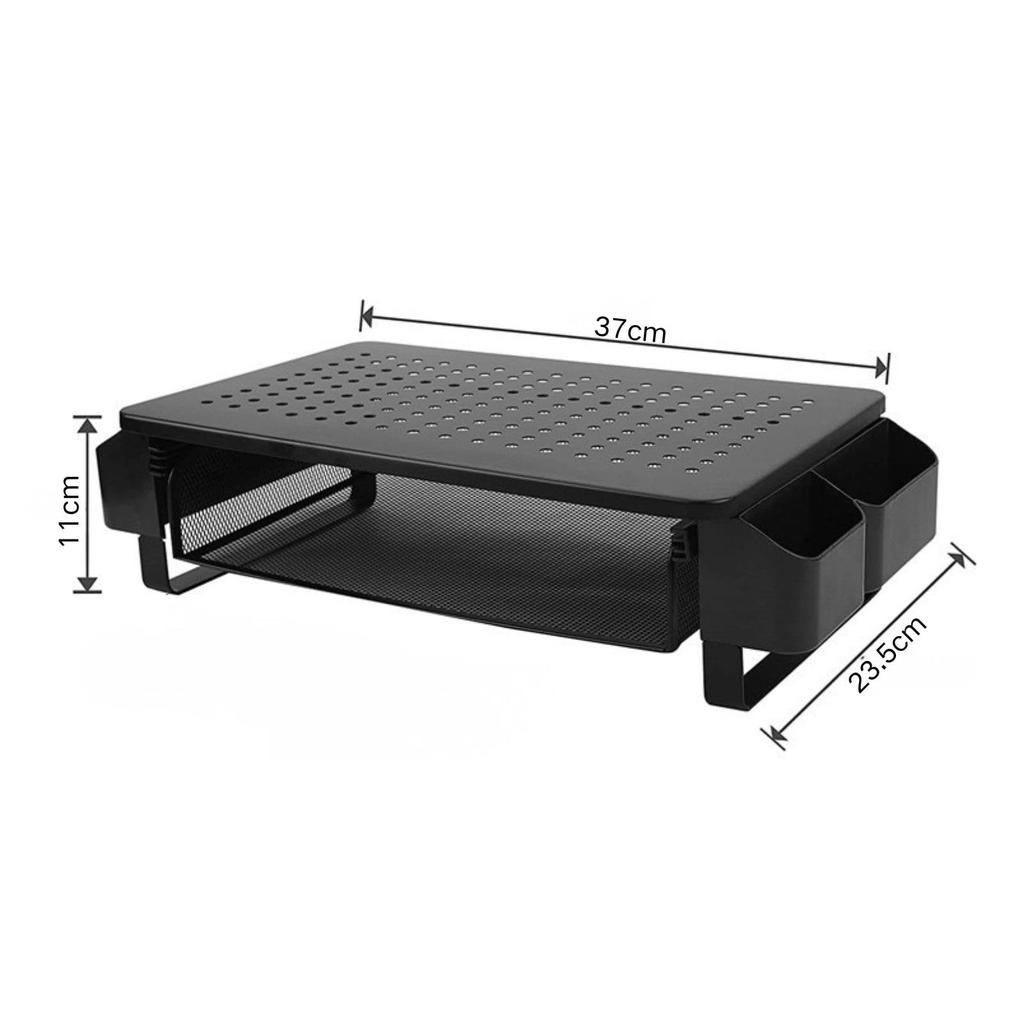Itisyou Monitor Stand with Cooling Rack with Ventilation Ergonomically Designed to Reduce Neck Strain and Save Ideal Desk Accessory for Laptops and