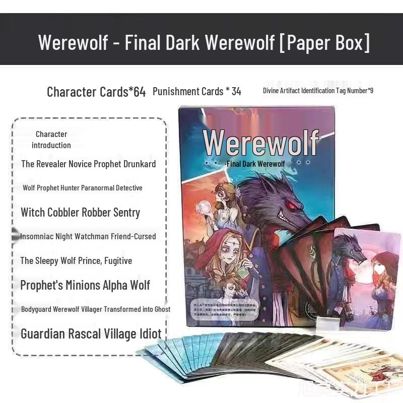 Werewolf Kill Official Waterproof Card Game Set