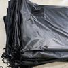 Easy Installation Leaves Collector Bag Equipped with Bottom Zippers for Quick Emptying Drawstring Closures for Riding Mowers