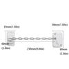 Stainless Steel Child Safety Window Chain Non-marking Adhesive  Pragmatic   Mobile Door