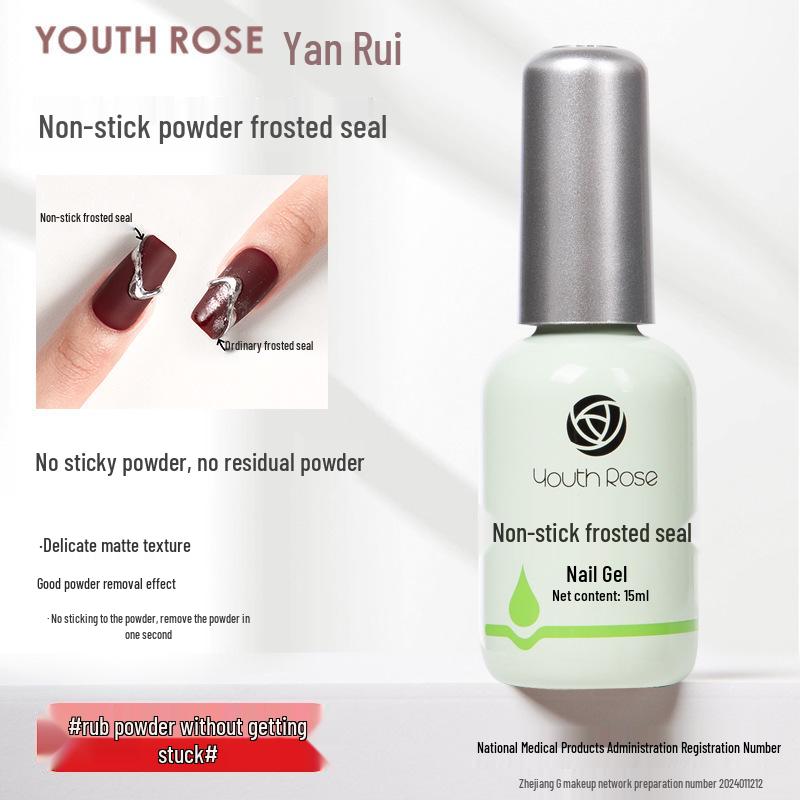 Yanrui Gel Nail Polish Set: Base Coat, Top Coat, Matte & Reinforcement Bonder.