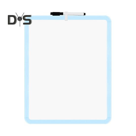 

Маленькая доска для сухого стирания 14 x 11 Мини-белая доска с маркером Двусторонняя ручная доска для сухого стирания для домашнего офиса, класса