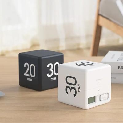 Time Management Time Cube Timer Countdown Settings Gravity Sensor Home Cook Timer Kitchen Cooking Gadgets Flipping LED Display