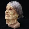 Silver-haired Old Man Head Party Costume Horror Mask