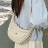 Crossbody bag women's dumpling small bag summer large capacity bag couple casual light sports canvas bag men
