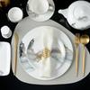 Luxury Minimalist 4-Piece Bone China Dinner Set