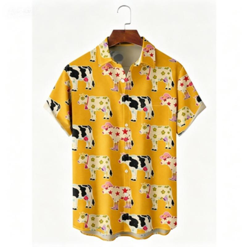 Fashionable Hawaiian Holiday Beach Flower Cat Shirt 2026 Best Ethnic Style Clothing
