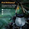 Flame Solar Lights Waterproof Solar Flame Lights Outdoor Weatherproof Night Bulbs Hangings Lamp For Patio Porch Backyard Yard