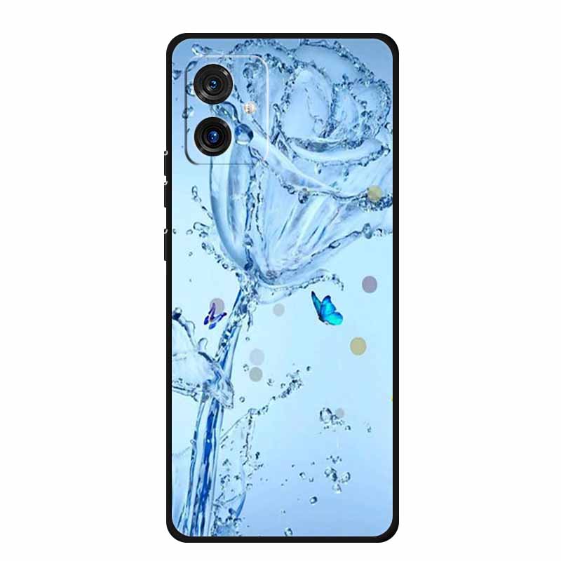 For Motorola G14 4G Case Animals TPU Silicone Soft Cover Phone Cases for Moto G14 G 14 MotoG14 PAYF0010IN Shockproof Wolf Fundas