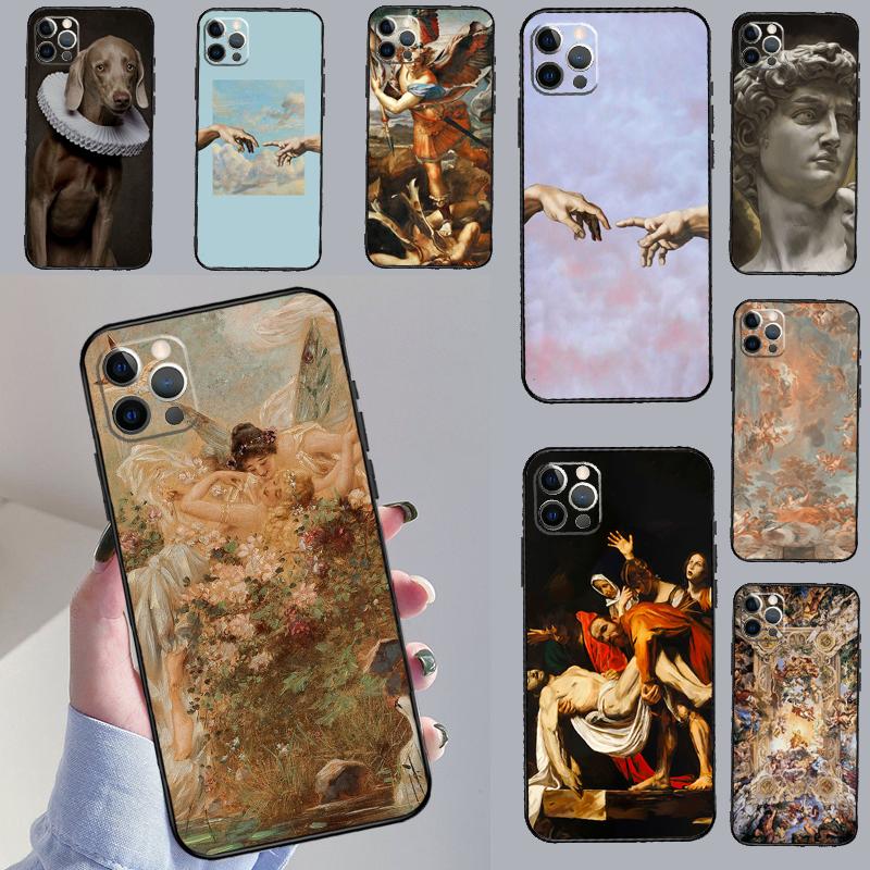 Renaissance Art Painting For Huawei Nova Y60 Y70 Y90 Y72 Y73 Y61 Y91 7i 8i 11i 12i 12s 9 10 SE P20 P30 P40 Lite Case