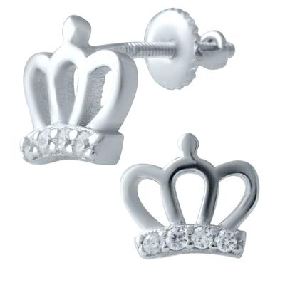 Silver Earrings with Cubic Zirkonia (1913666)