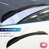 For Honda Civic 2022 2023 2024 4Dr Si Factory Style Trunk Spoiler Wing GLOSS BLACK / Carbon Fiber Color Sports Blade Tail Wing