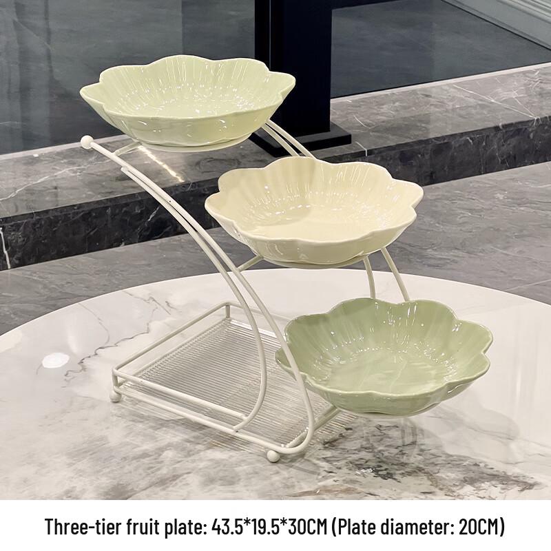 Elegant Multi-tier Ceramic Fruit & Dessert Stand