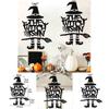 Halloween Witch Door Hanger Decorations With Bat And Ghost Theme For Party And Haunted House Decor