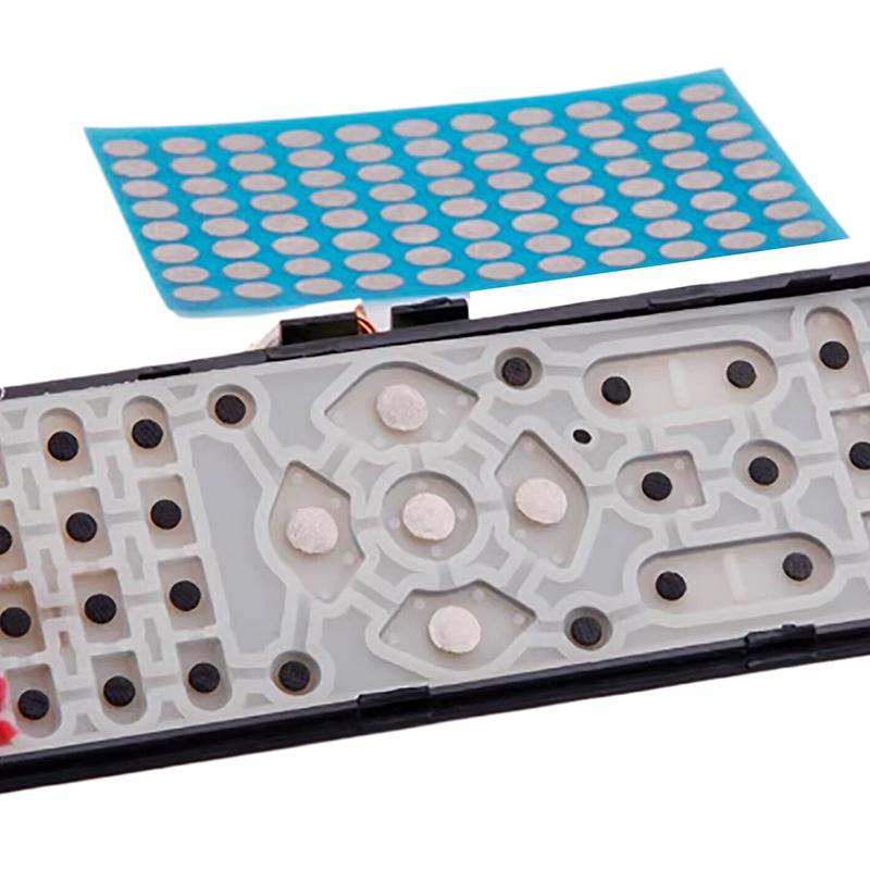 1.5/2/3.5/10/12/13/14Mm Remote Control Button Conductive Tape Patch Game Console Handle Silicone Button Contact Failure Repair