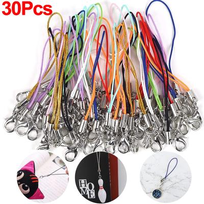 30/20/10/5 Peças Cordão para Celular Strap Cordão para Pingente DIY para Celular Pen Drive Chaveiro Corda para Pendurar Acessórios