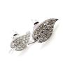 Les Trésors De Lily [J0186] - Silver Earrings 'Déesse' Silver White (rhodium-plated) - 15x7 Mm