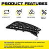 Front Bumper Fog Light Cover Bezel For Honda Odyssey 2014-2017 Passenger Black