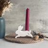 Pack of 3 Candle Holder Molds Silicone Crafting Molds Rabbit Shape Candle Base Moulds Silicone Texture for Crafting