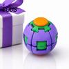 3D Printed Decompression Toy Stress Ball, Press & Rotating Finger Spinner, Ball Ergonomic Fidget Toys, Portable for Office Commuting