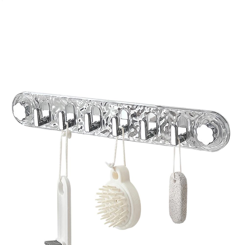 Suction Hooks Removable Suction Towel Hook 6 Hooks Powerful Shower Hooks Reusable Hooks for Bathroom Kitchen Living Room Study