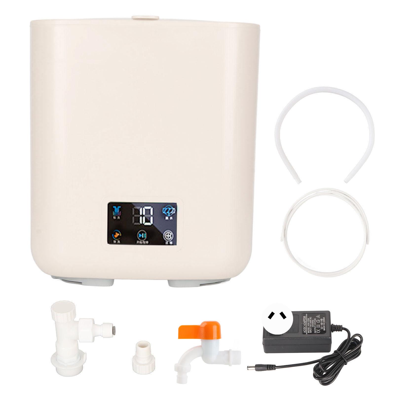 

Полностью автоматическая небольшая стиральная машина 7 л большая емкость портативная стиральная машина с центрифугой AU Plug бежевый