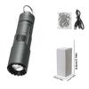 2000LM Powerful Mini LED Flashlight  Zoom Torch With Pen Clip Light USB Rechargeable Magnet Work Light Outdoor Camping Fishing