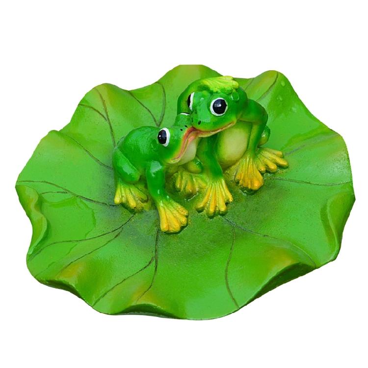 Countrysides Floating Leaf Frogs Decorations Green Outdoor Floating Ornaments House Swimming Pool Pond Decorations