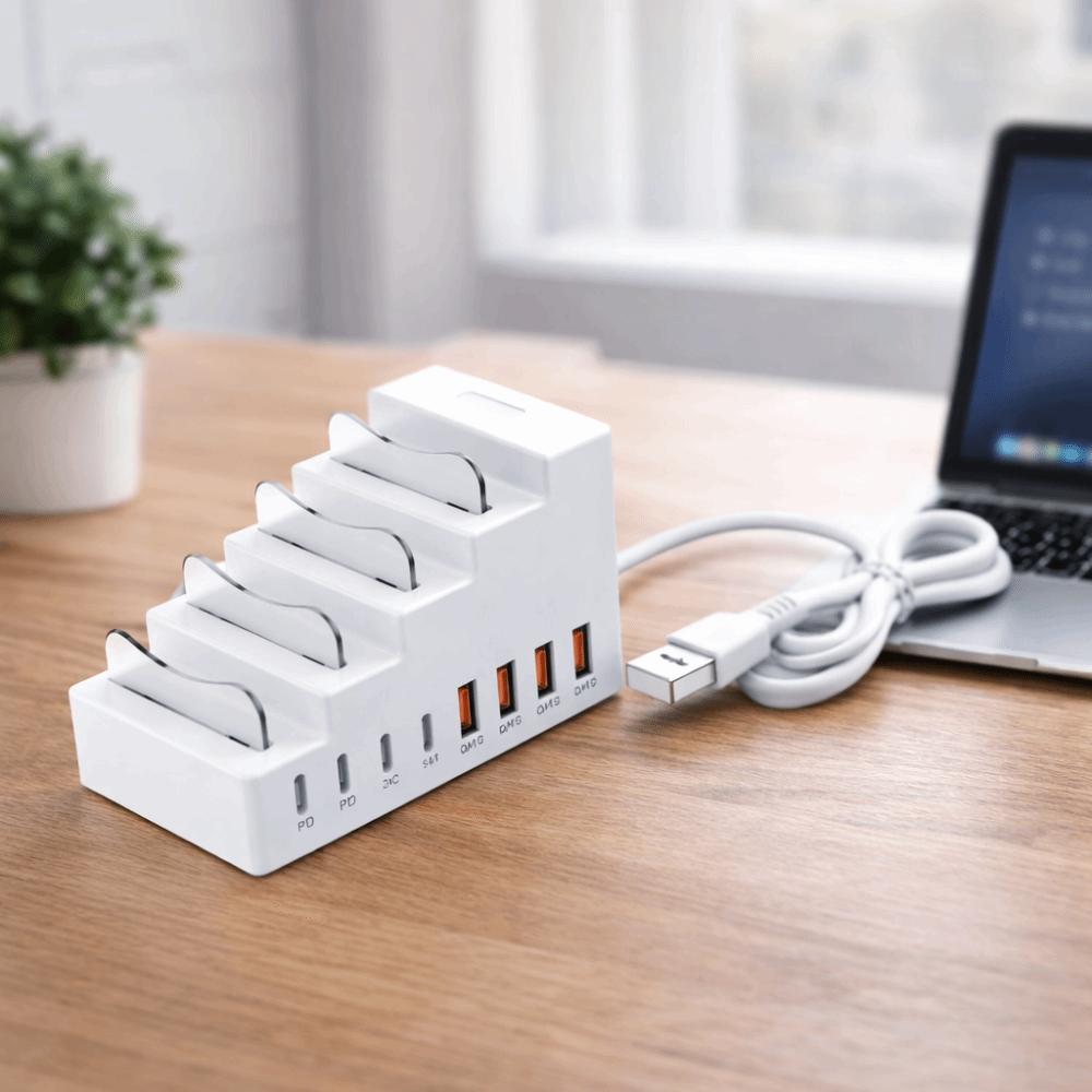 4Type C Ports Desktop Charging Power Strip 4USB Ports USB Type C Charger Laptop Charging