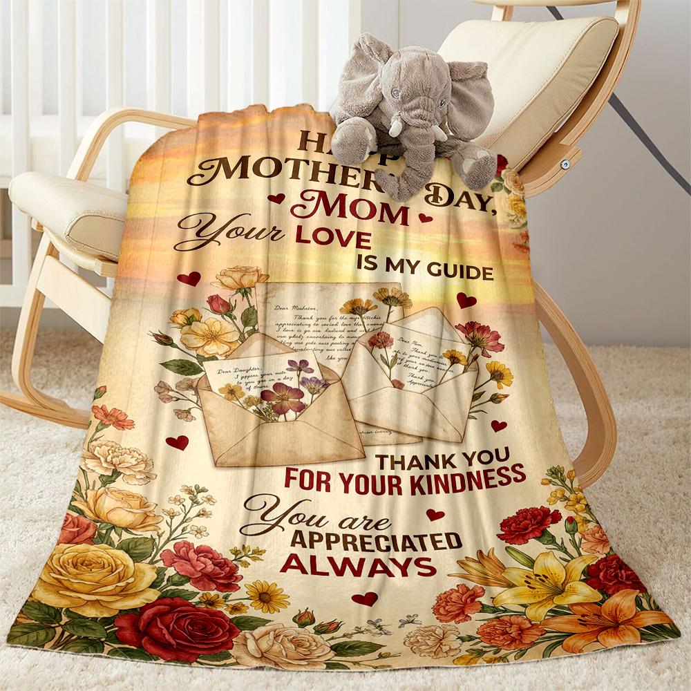 Mother's Love And Strength Blanket Suitable for sofas,travel, living rooms also a good gift for friends and family Suitable for all seasons.
