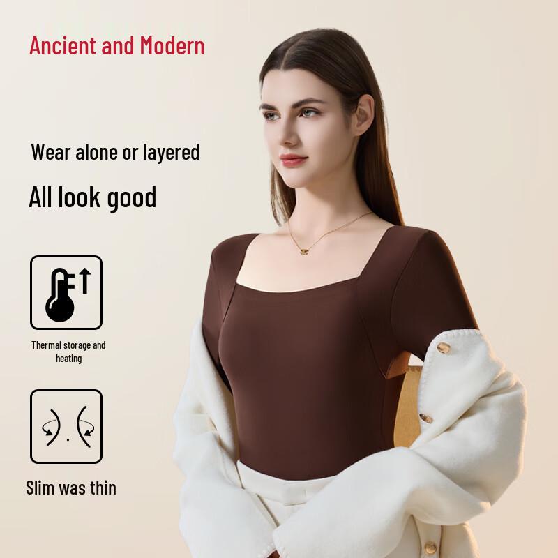 

GUJIN Женский высокоэластичный термобазовый слой с V-образным вырезом L (80-120 jin)