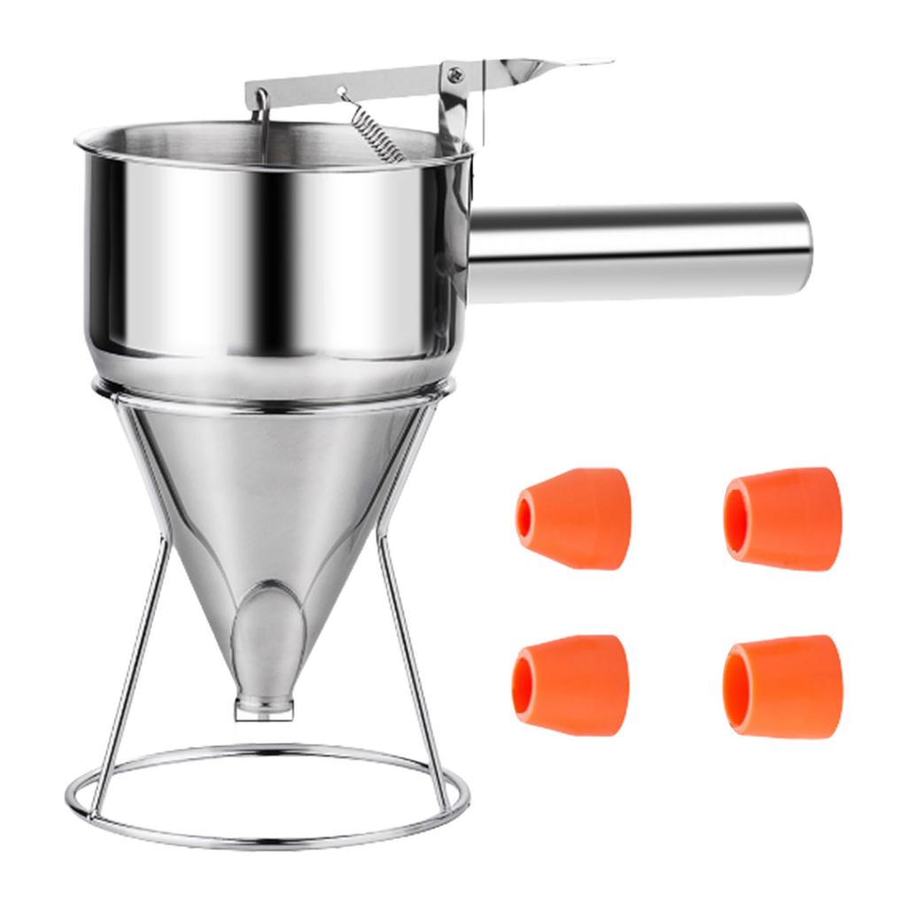 Professional Grade Funnel Cone Shape Funnel Sturdy Takoyaki Funnel Ideal For Home Cooks And Culinary Enthusiasts