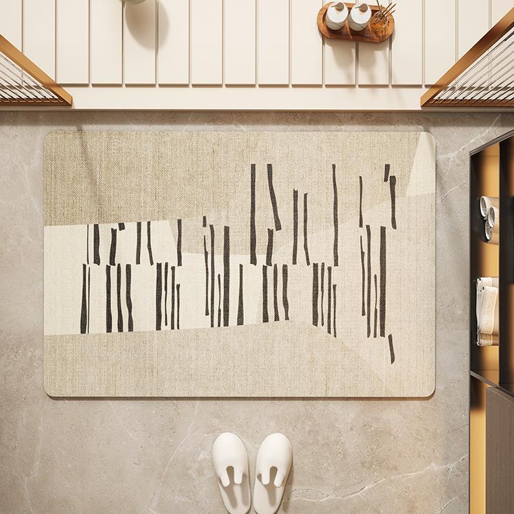 Bathroom Absorbent Mat Kitchen Mat Bathroom Foot Mat Quick Drying Bathroom Absorbent Floor Mat