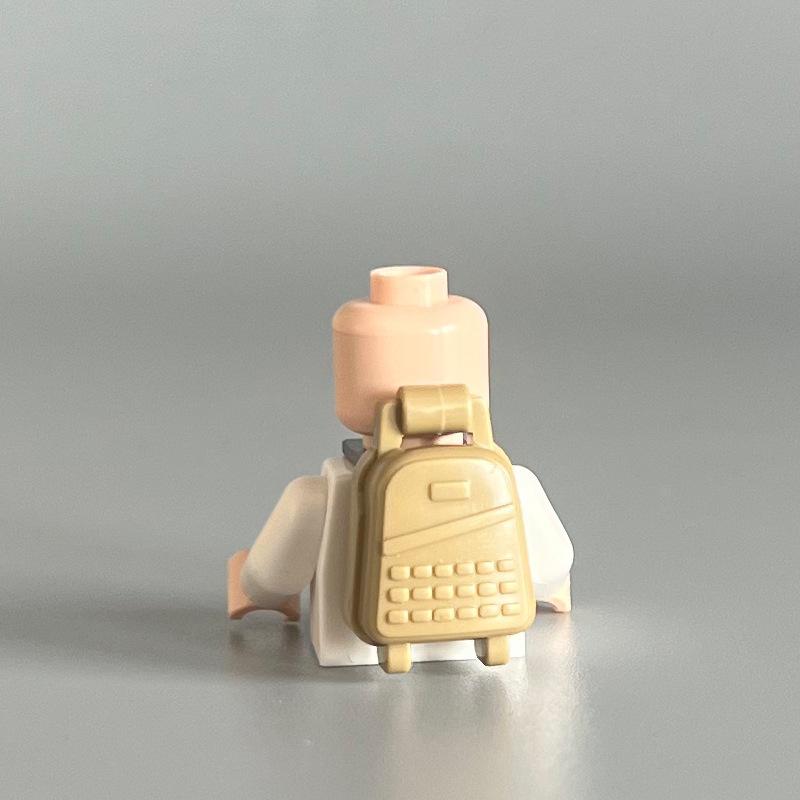 

Минифигурки из мелких строительных блоков, носят аксессуары, военное снаряжение Ba16, портативный рюкзак двойного назначения 0,1 кг