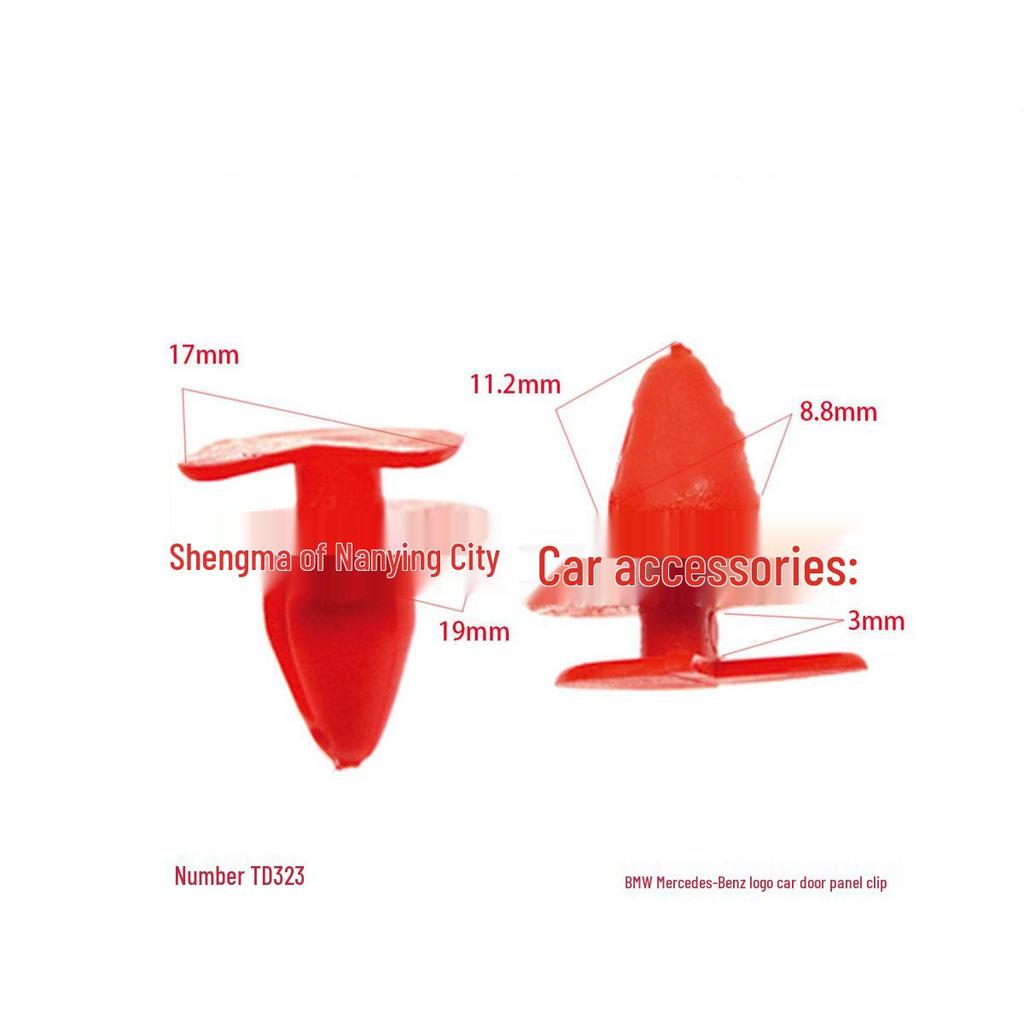 Universal Car Door Panel Clip for Toyota, Mercedes-Benz, and Mazda - Interior Trim Decoration Accessory