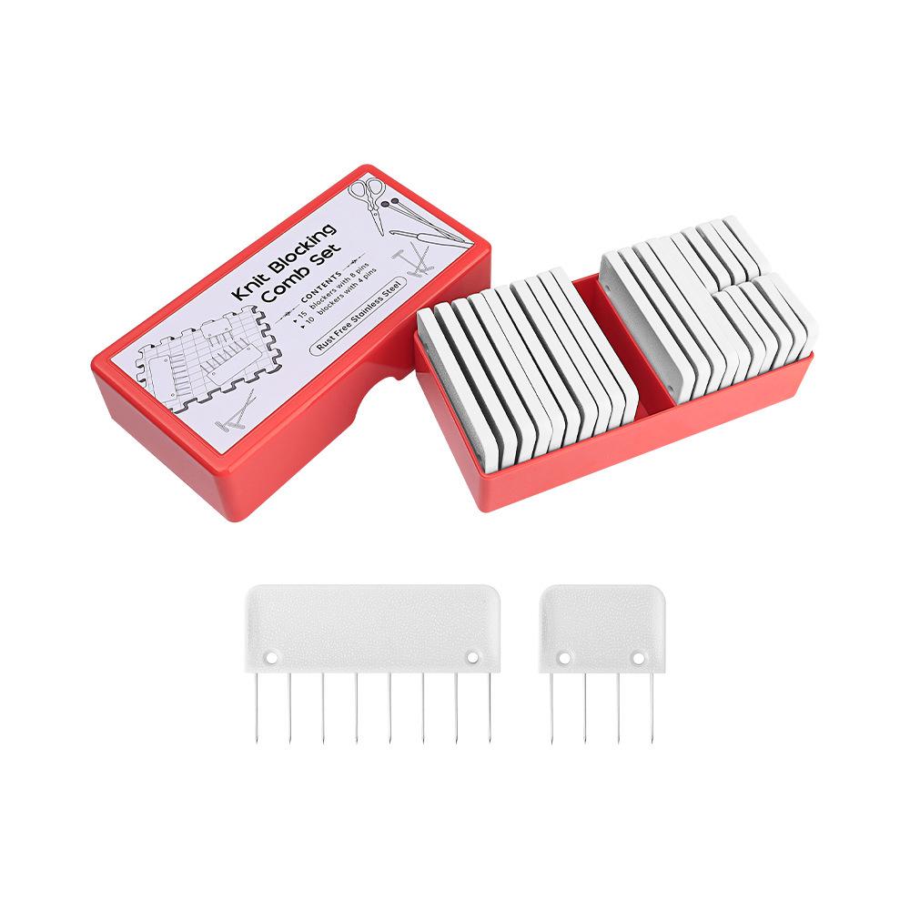 Knitting Shaping Pins for Shawls and Sweaters – 100 Pcs DIY Stitch Removal and Fixing Set