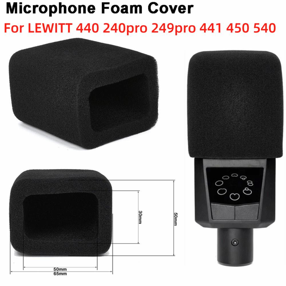 1pcs Replacement Microphone Foam Cover for LEWITT 440 240pro 249pro 441 450 540 Studio Recording