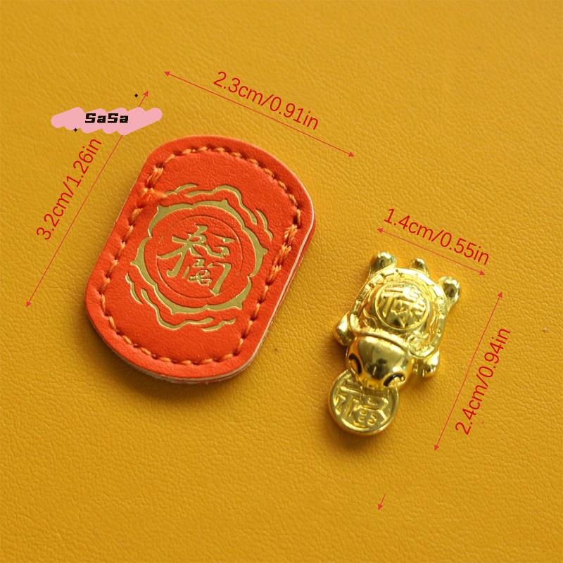 S-1Pc Lucky Wealth Turtle Amulet Fengshui Lucky Turtle Wallet Charm Money-biting Turtle Ornaments Decor Auspicious Turtle Statue