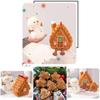 Plush Christmas Doll Gingerbread House Star Cookie Christmas Cookie Tree Gift For Kids