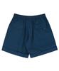 BEENTRILL One-Pleat Cuff Oversized Shorts (Indigo)