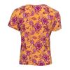 Ochre Floral Top Thess Crossed Collar Woman LA PETITE ETOILE