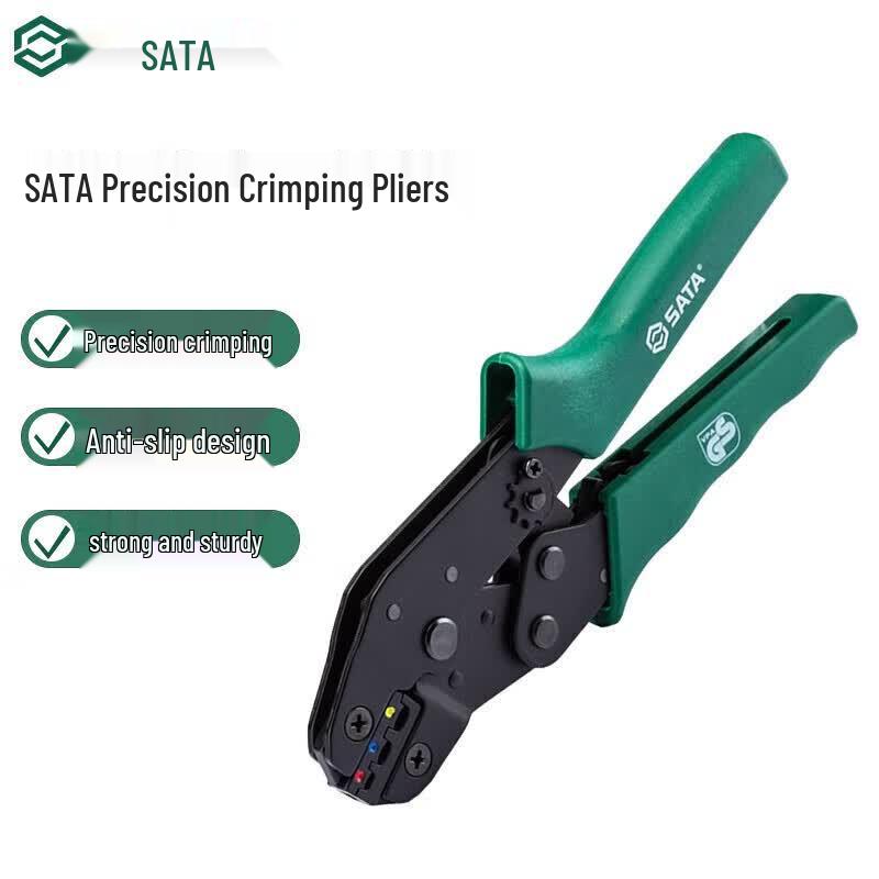 SATA Precision Insulated Terminal Crimping Pliers