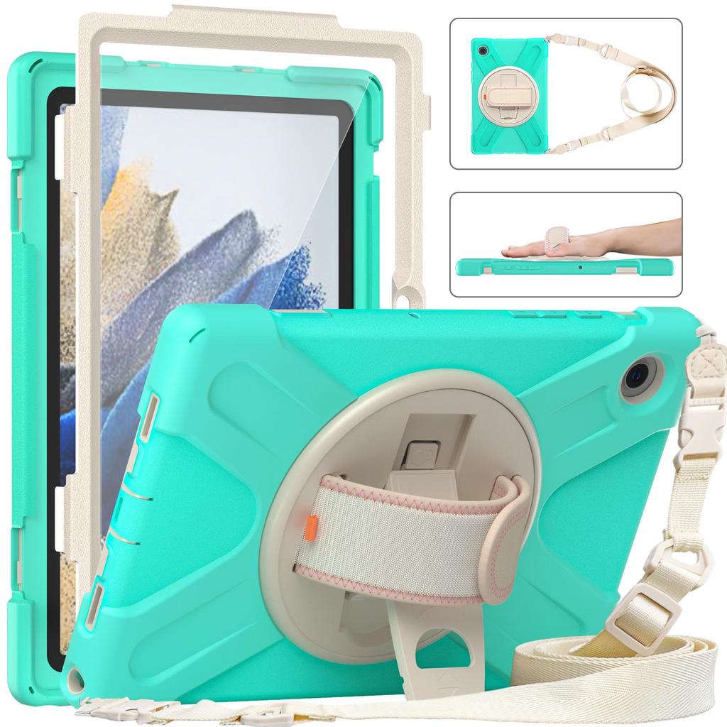 Nárazuvzdorné ochranné pouzdro pro Samsung Galaxy Tab A8 10,5 palce (X200/X205) - Design barevných bloků